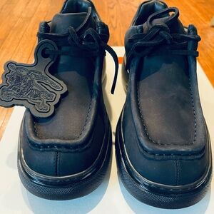 Burberry Black Chukka Boots for Men